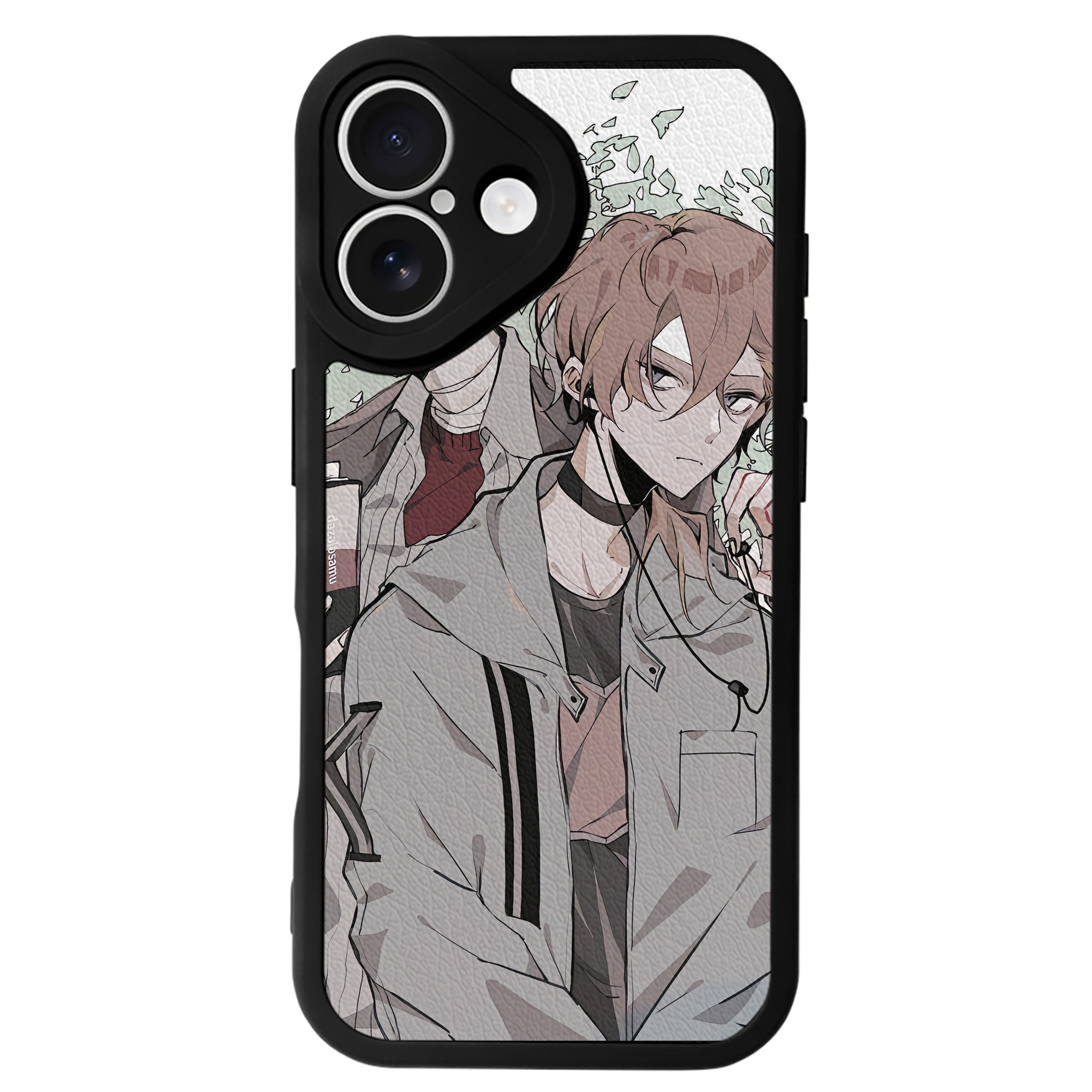 （画像用） 文豪ストレイドッグス Bungo Stray Dogs 【iPhone 16シリーズ対応】シリコンスマホケース（レザー調） 材質：シリコン